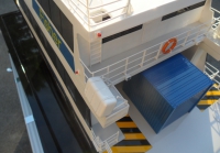 custom made model of 24m catamaran